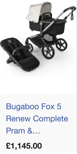 New bugaboo fox5 renew black - bugaboo,